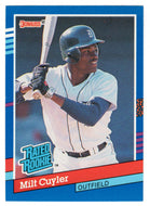 Milt Cuyler - Detroit Tigers - Rated Rookie (MLB Baseball Card) 1991 Donruss # 40 Mint