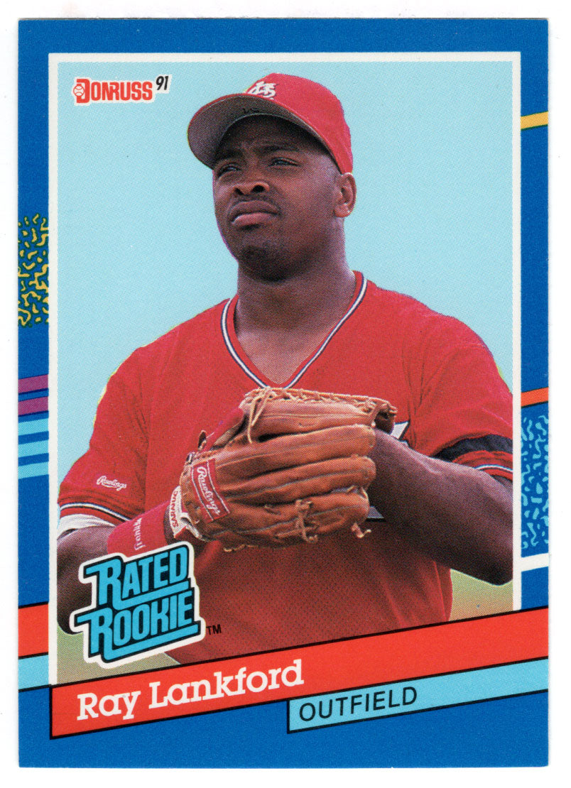 Ray Lankford - St. Louis Cardinals - Rated Rookie (MLB Baseball Card) 1991 Donruss # 43 Mint