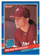 Mickey Morandini - Philadelphia Phillies - Rated Rookie (MLB Baseball Card) 1991 Donruss # 44 Mint