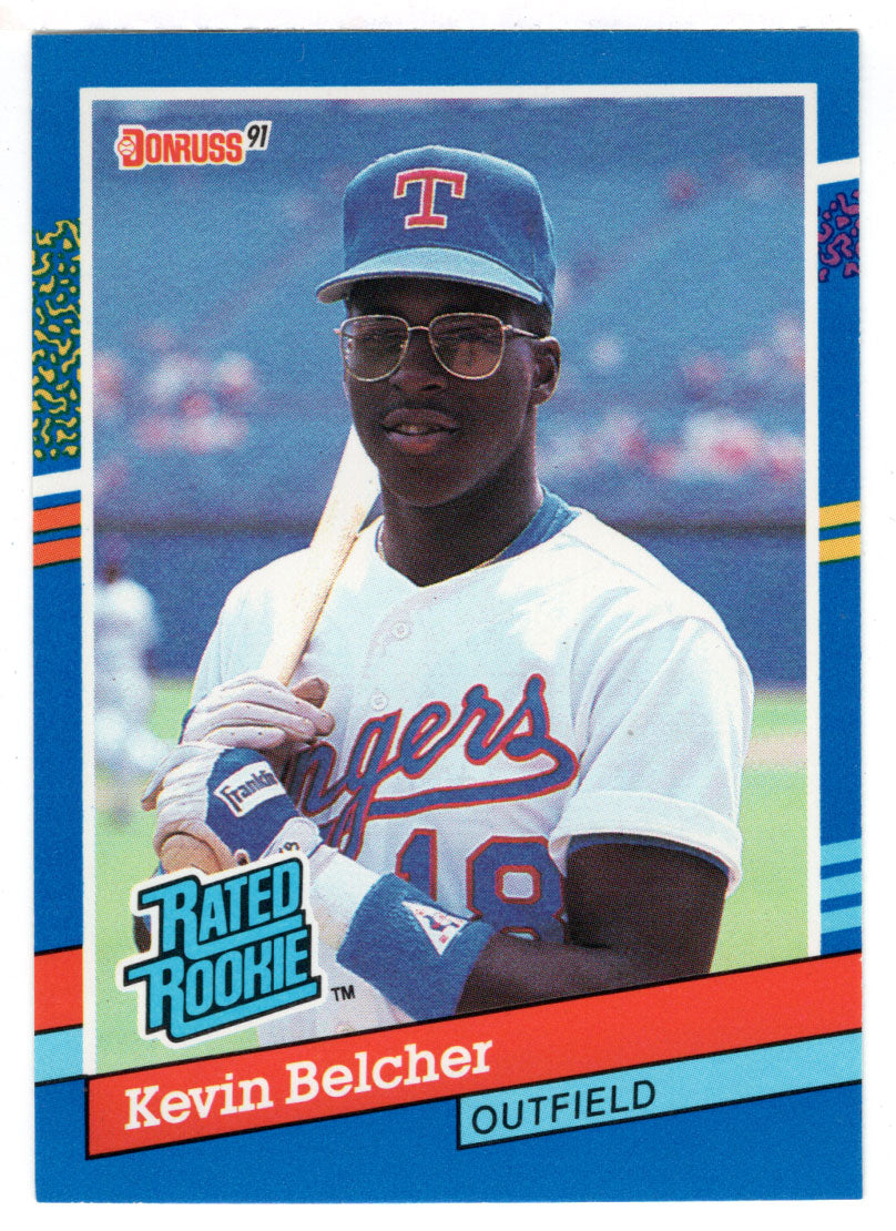Kevin Belcher RC - Texas Rangers - Rated Rookie (MLB Baseball Card) 1991 Donruss # 46 Mint