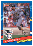 Jose Canseco - Oakland Athletics - All-Star (MLB Baseball Card) 1991 Donruss # 50 Mint