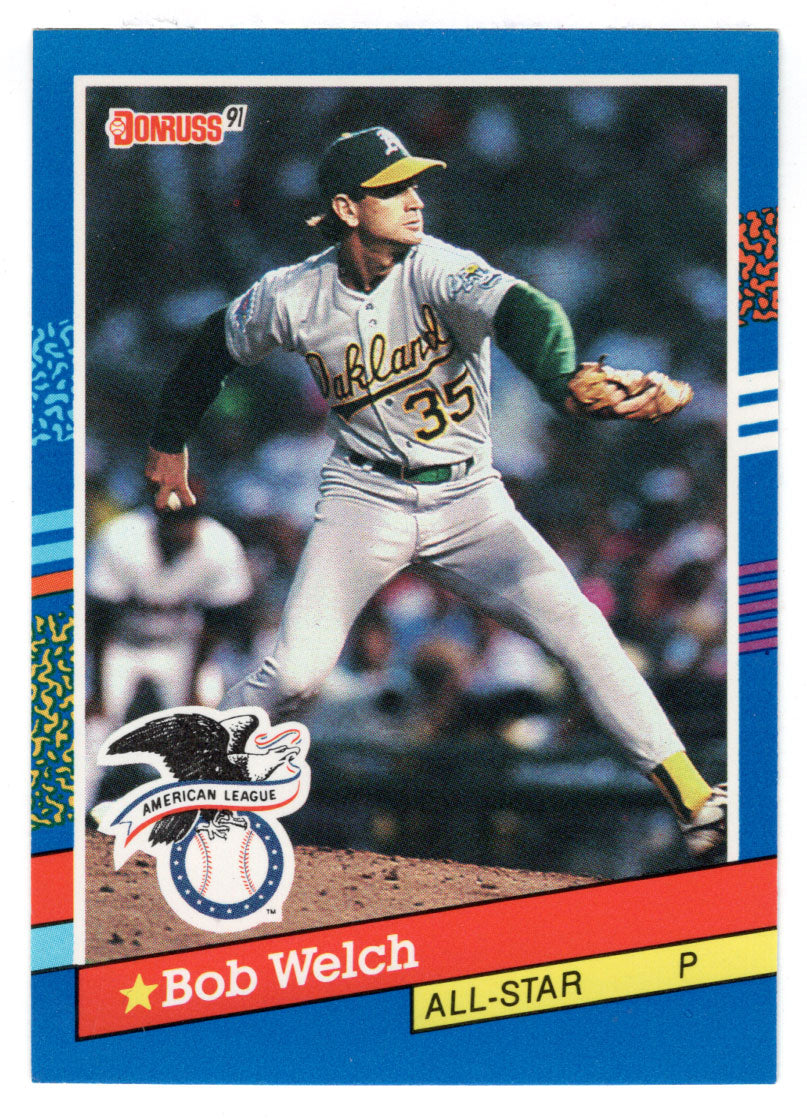Bob Welch - Oakland Athletics - All-Star (MLB Baseball Card) 1991 Donruss # 54 Mint