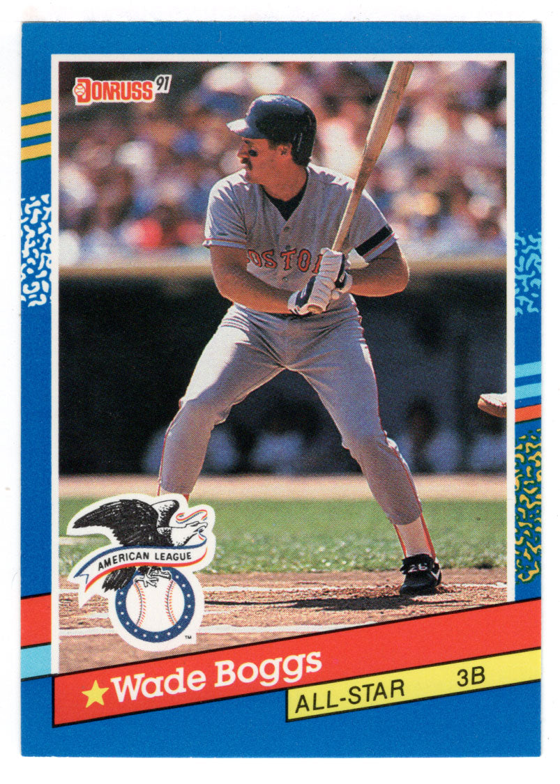 Wade Boggs - Boston Red Sox - All-Star (MLB Baseball Card) 1991 Donruss # 55 Mint