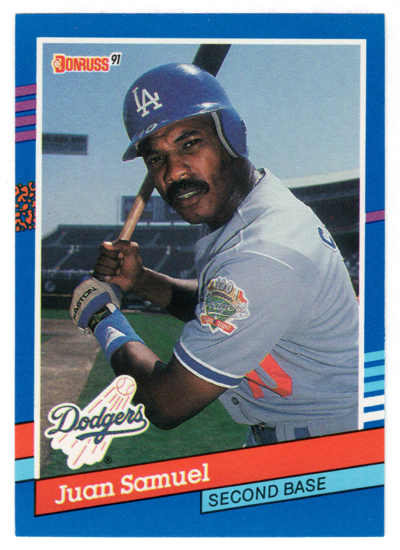Juan Samuel - Los Angeles Dodgers (MLB Baseball Card) 1991 Donruss # 62 Mint
