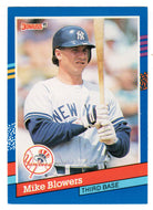 Mike Blowers - New York Yankees (MLB Baseball Card) 1991 Donruss # 63 Mint