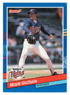 Mark Guthrie - Minnesota Twins (MLB Baseball Card) 1991 Donruss # 64 Mint