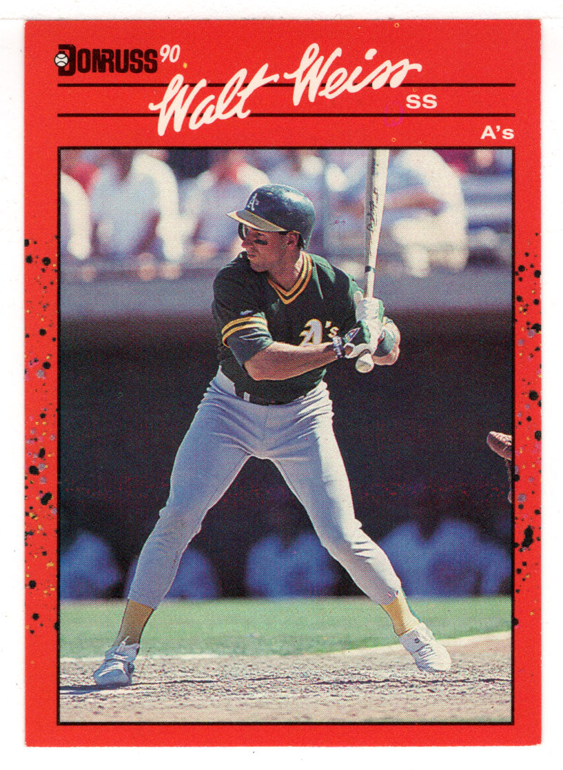 Walt Weiss - Oakland Athletics (MLB Baseball Card) 1990 Donruss # 67 Mint