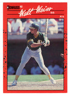 Walt Weiss - Oakland Athletics (MLB Baseball Card) 1990 Donruss # 67 Mint