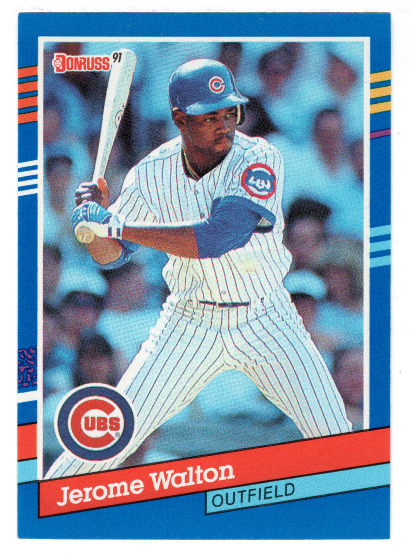Jerome Walton - Chicago Cubs (MLB Baseball Card) 1991 Donruss # 72 Mint