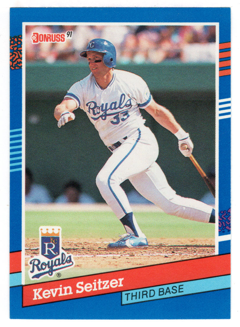 Kevin Seitzer - Kansas City Royals (MLB Baseball Card) 1991 Donruss # 73 Mint