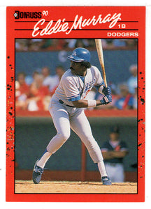 Eddie Murray - Los Angeles Dodgers (MLB Baseball Card) 1990 Donruss # 77 Mint