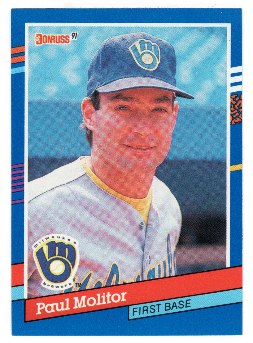 Paul Molitor - Milwaukee Brewers (MLB Baseball Card) 1991 Donruss # 85 Mint