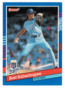 Bret Saberhagen - Kansas City Royals (MLB Baseball Card) 1991 Donruss # 88 Mint