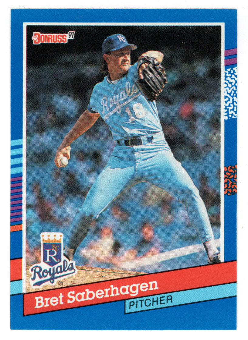 Bret Saberhagen - Kansas City Royals (MLB Baseball Card) 1991 Donruss # 88 Mint