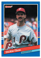 Dickie Thon - Philadelphia Phillies (MLB Baseball Card) 1991 Donruss # 91 Mint