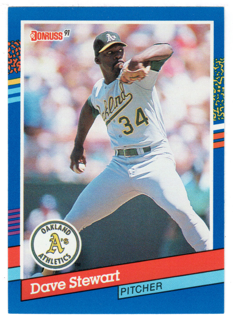 Dave Stewart - Oakland Athletics (MLB Baseball Card) 1991 Donruss # 102 Mint