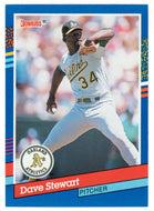 Dave Stewart - Oakland Athletics (MLB Baseball Card) 1991 Donruss # 102 Mint