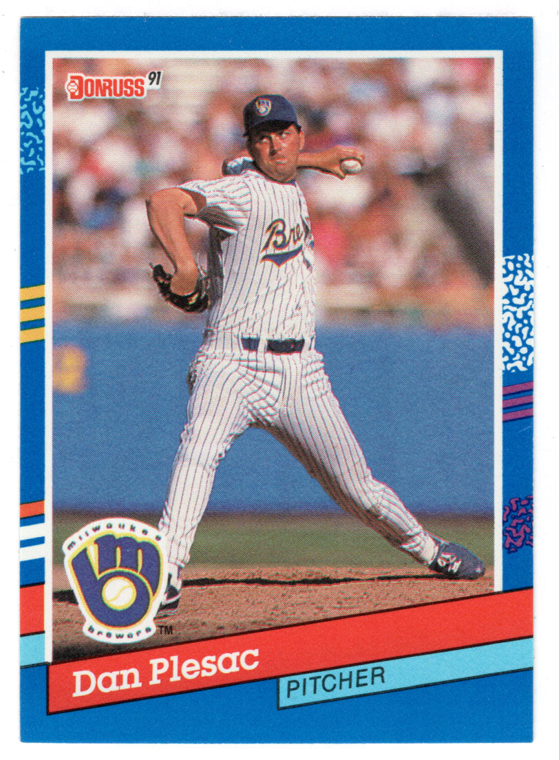 Dan Plesac - Milwaukee Brewers (MLB Baseball Card) 1991 Donruss # 104 Mint
