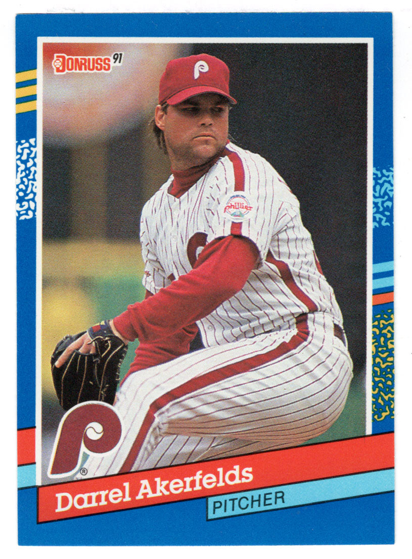 Darrel Akerfelds - Philadelphia Phillies (MLB Baseball Card) 1991 Donruss # 110 Mint