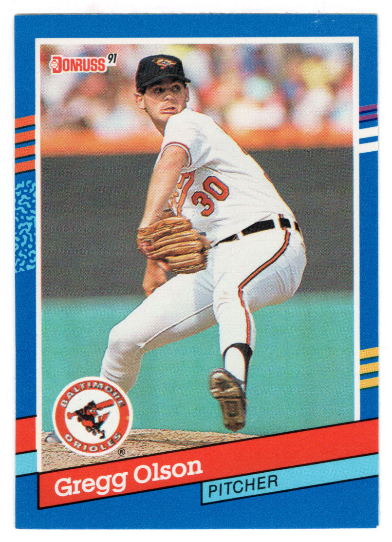 Gregg Olson - Baltimore Orioles (MLB Baseball Card) 1991 Donruss # 111 Mint
