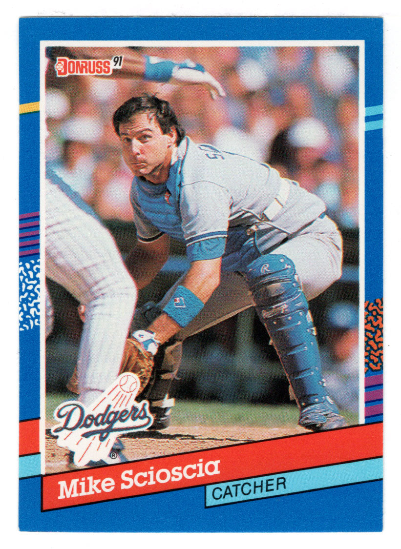 Mike Scioscia - Los Angeles Dodgers (MLB Baseball Card) 1991 Donruss # 112 Mint