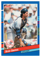 Bob Geren - New York Yankees (MLB Baseball Card) 1991 Donruss # 114 Mint