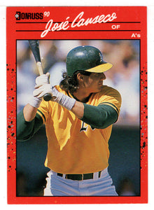 Jose Canseco - Oakland Athletics (MLB Baseball Card) 1990 Donruss # 125 Mint