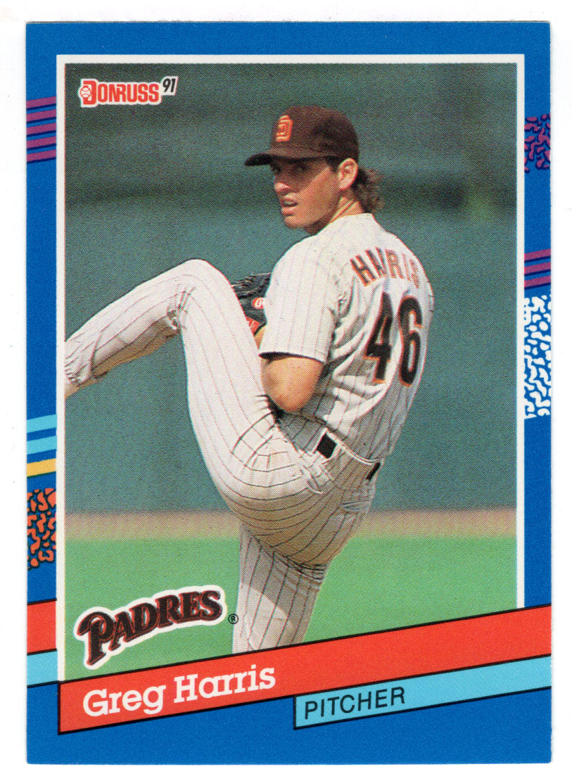 Greg W. Harris - San Diego Padres (MLB Baseball Card) 1991 Donruss # 131 Mint