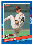 Greg W. Harris - San Diego Padres (MLB Baseball Card) 1991 Donruss # 131 Mint