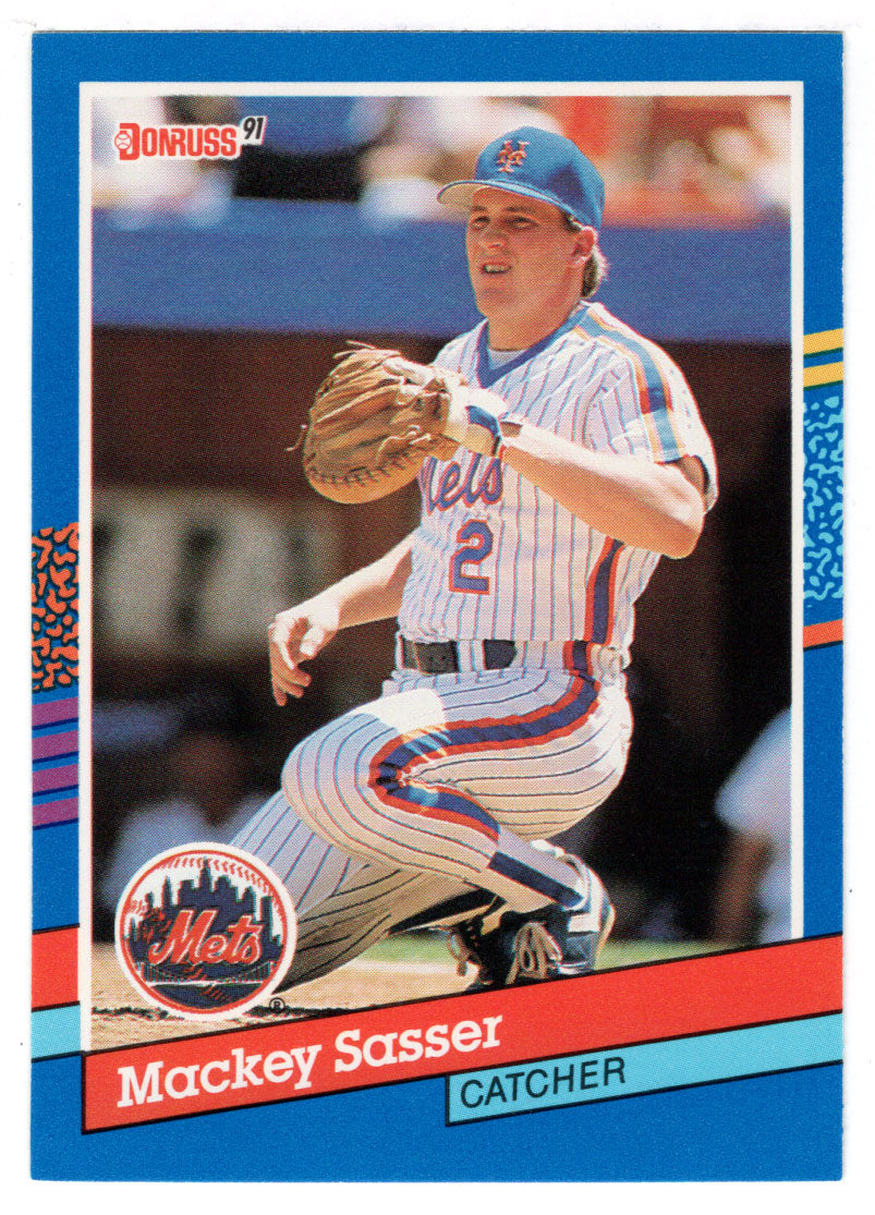 Mackey Sasser - New York Mets (MLB Baseball Card) 1991 Donruss # 136 Mint