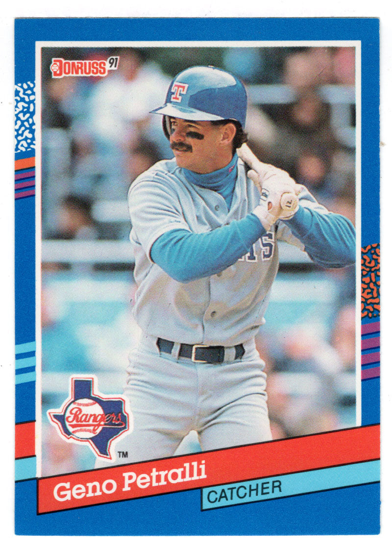 Geno Petralli - Texas Rangers (MLB Baseball Card) 1991 Donruss # 137 Mint