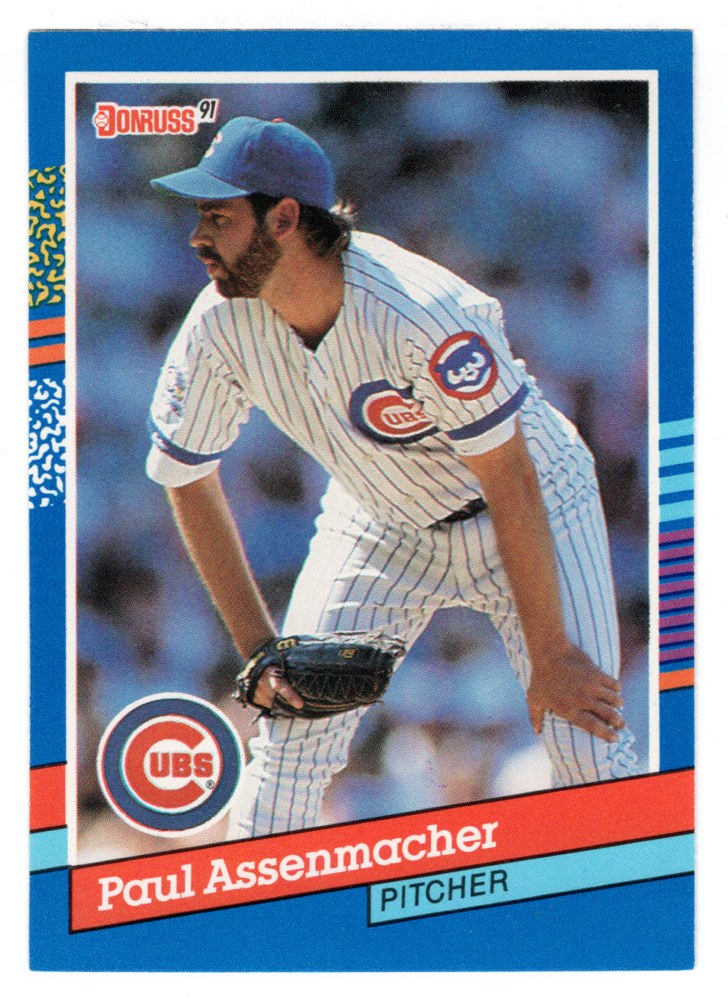 Paul Assenmacher - Chicago Cubs (MLB Baseball Card) 1991 Donruss # 144 Mint