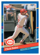 Chris Sabo - Cincinnati Reds (MLB Baseball Card) 1991 Donruss # 153 Mint