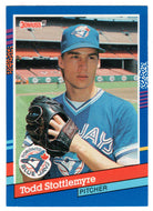 Todd Stottlemyre - Toronto Blue Jays (MLB Baseball Card) 1991 Donruss # 155 Mint
