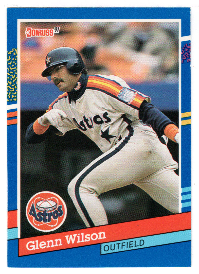 Glenn Wilson - Houston Astros (MLB Baseball Card) 1991 Donruss # 156 Mint