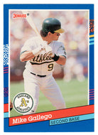 Mike Gallego - Oakland Athletics (MLB Baseball Card) 1991 Donruss # 158 Mint