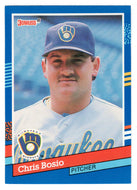 Chris Bosio - Milwaukee Brewers (MLB Baseball Card) 1991 Donruss # 160 Mint
