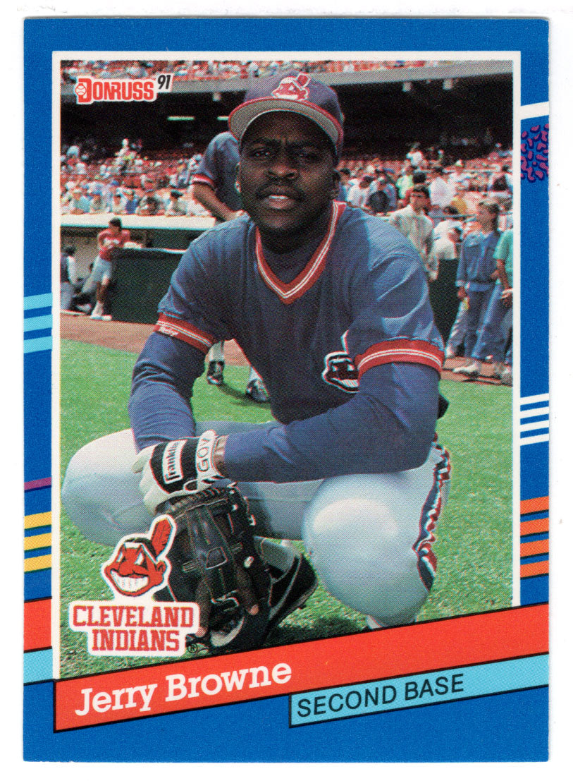 Jerry Browne - Cleveland Indians (MLB Baseball Card) 1991 Donruss # 162 Mint