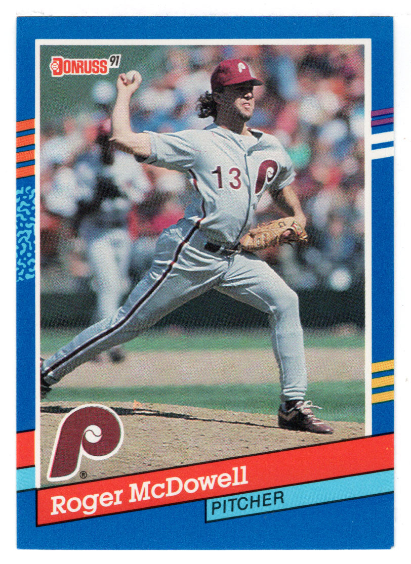 Roger McDowell - Philadelphia Phillies (MLB Baseball Card) 1991 Donruss # 166 Mint