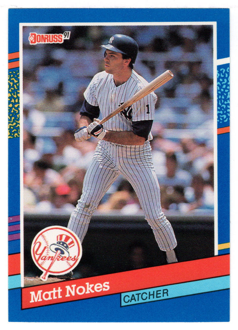 Matt Nokes - New York Yankees (MLB Baseball Card) 1991 Donruss # 170 Mint