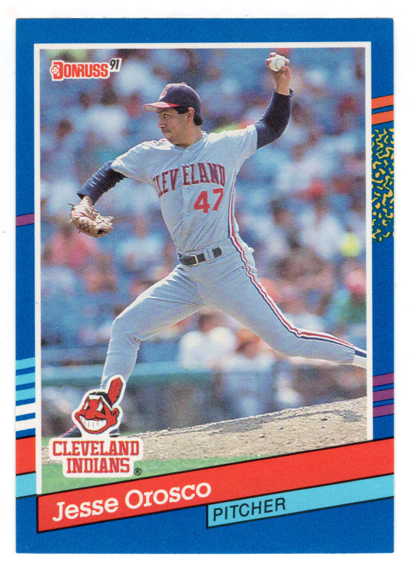 Jesse Orosco - Cleveland Indians (MLB Baseball Card) 1991 Donruss # 171 Mint