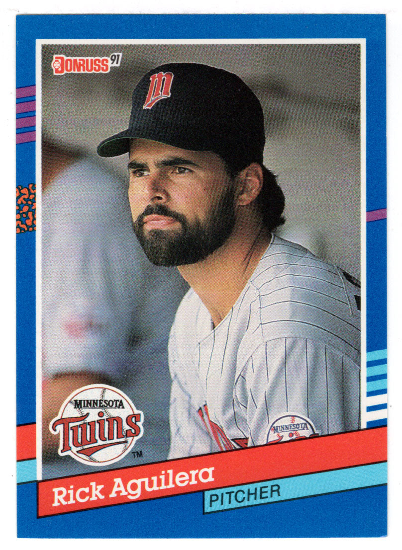 Rick Aguilera - Minnesota Twins (MLB Baseball Card) 1991 Donruss # 172 Mint