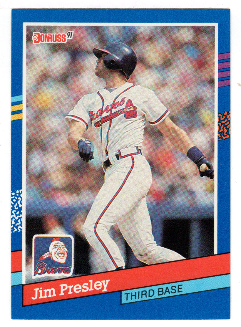 Jim Presley - Atlanta Braves (MLB Baseball Card) 1991 Donruss # 173 Mint