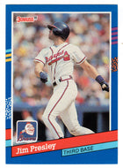 Jim Presley - Atlanta Braves (MLB Baseball Card) 1991 Donruss # 173 Mint