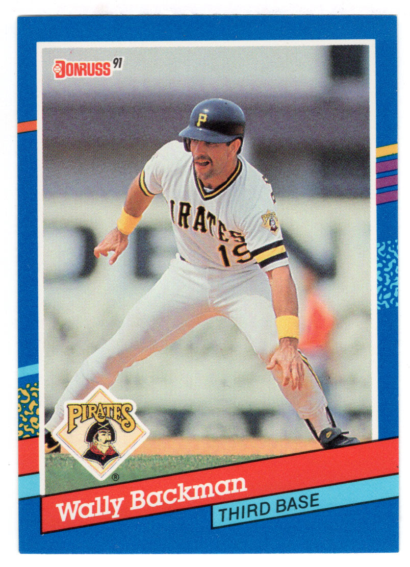 Wally Backman - Pittsburgh Pirates (MLB Baseball Card) 1991 Donruss # 177 Mint