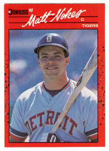 Matt Nokes - Detroit Tigers (MLB Baseball Card) 1990 Donruss # 178 Mint