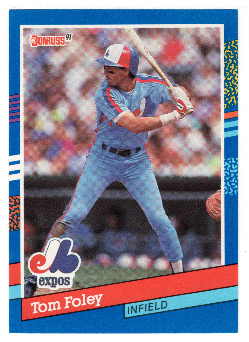 Tom Foley - Montreal Expos (MLB Baseball Card) 1991 Donruss # 180 Mint