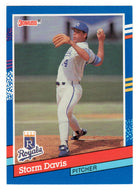 Storm Davis - Kansas City Royals (MLB Baseball Card) 1991 Donruss # 185 Mint