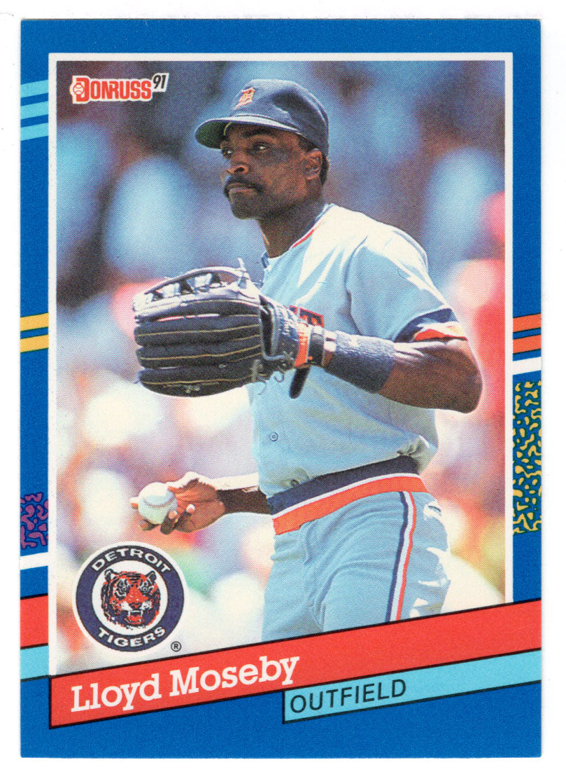 Lloyd Moseby - Detroit Tigers (MLB Baseball Card) 1991 Donruss # 188 Mint