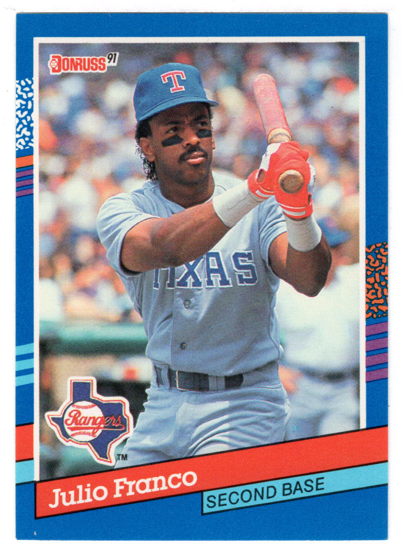 Julio Franco - Texas Rangers (MLB Baseball Card) 1991 Donruss # 192 Mint